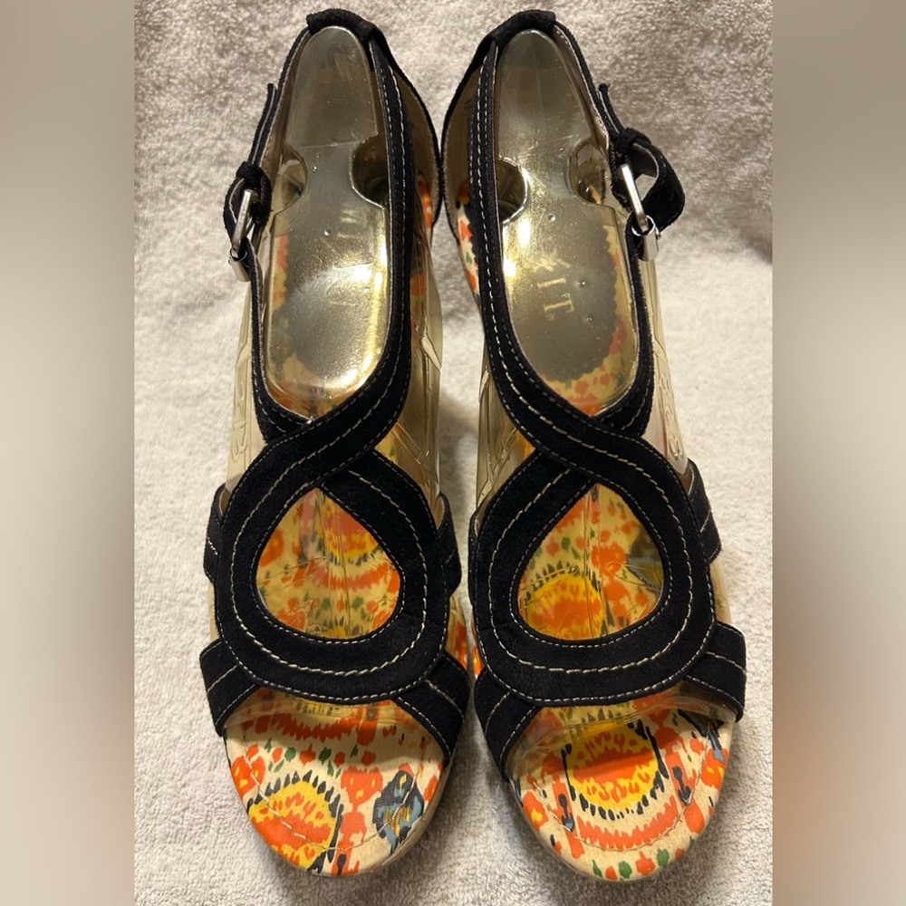 JCPenney Aruba Black Shoes-platform heels
